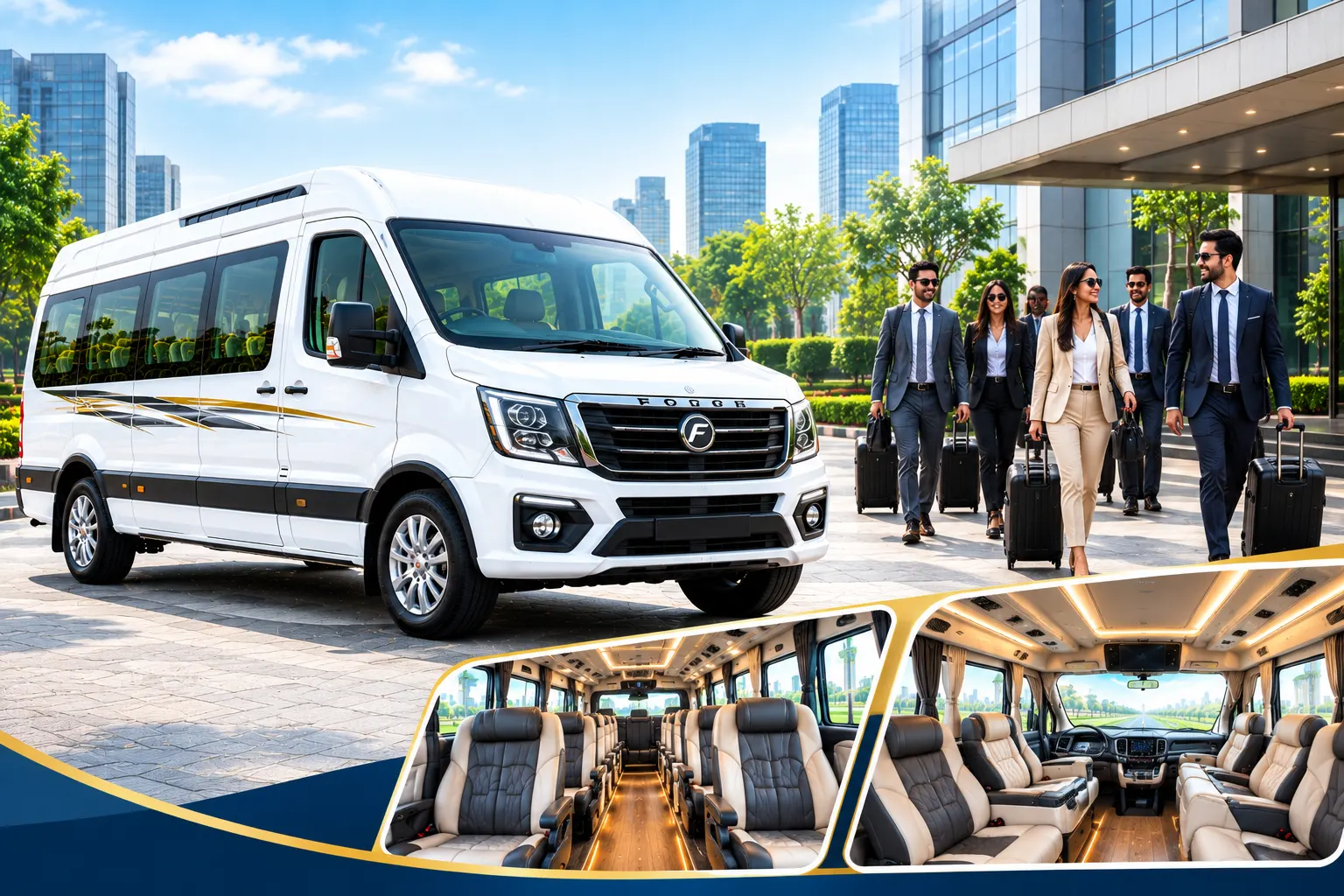 Urbania Tempo Traveller on Rent in Delhi for Corporate Groups